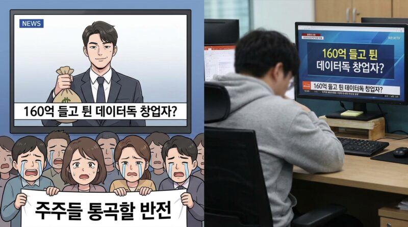 **160억 들고 튄 데이터독 창업자? 주주들 통곡할 반전**