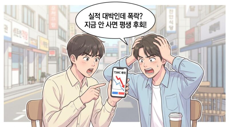 실적 대박인데 폭락? TSMC 지금 안 사면 평생 후회
