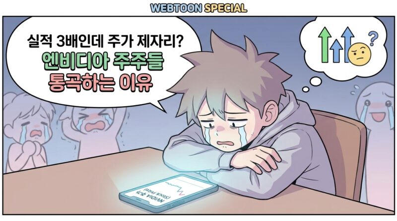 실적 3배인데 주가 제자리? 엔비디아 주주들 통곡하는 이유