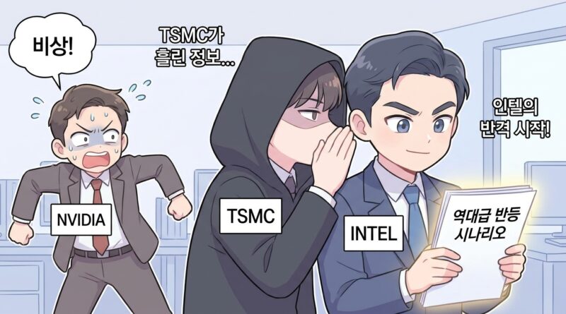 엔비디아 비상! TSMC가 흘린 인텔 '역대급' 반등 시나리오