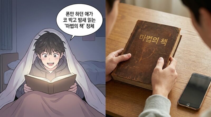 폰만 하던 애가 코 박고 밤새 읽는 '마법의 책' 정체